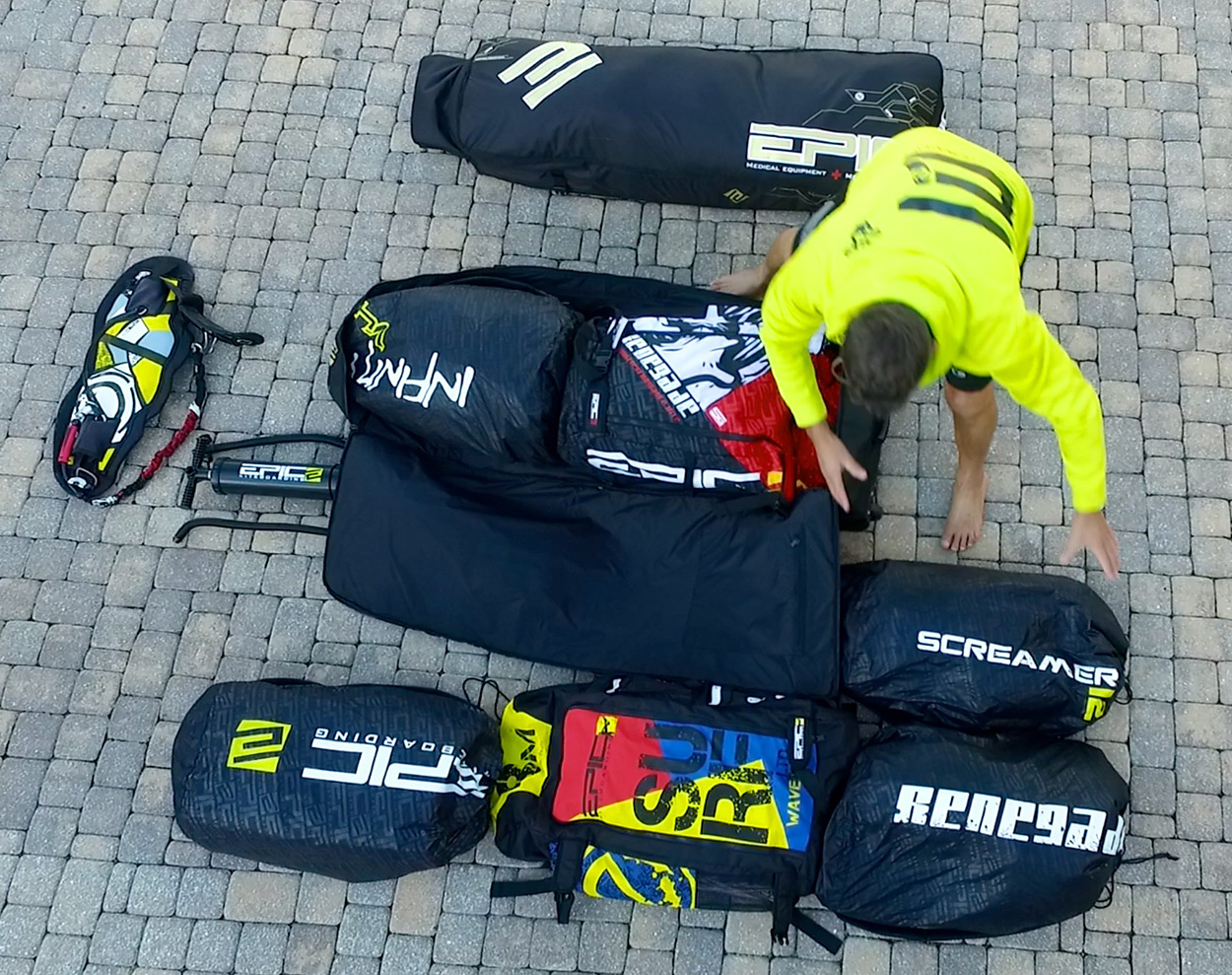 EPIC KITES KITEBOARDING Travel Bags TRANSPORTER GOLF BAG V2