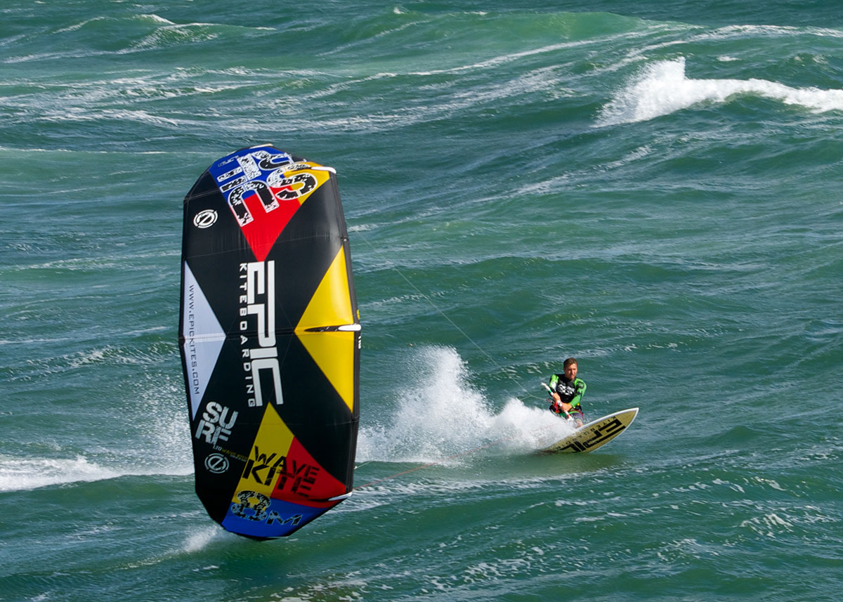 EPIC KITES KITEBOARDING Photos SURF kite in action in OBX 2014