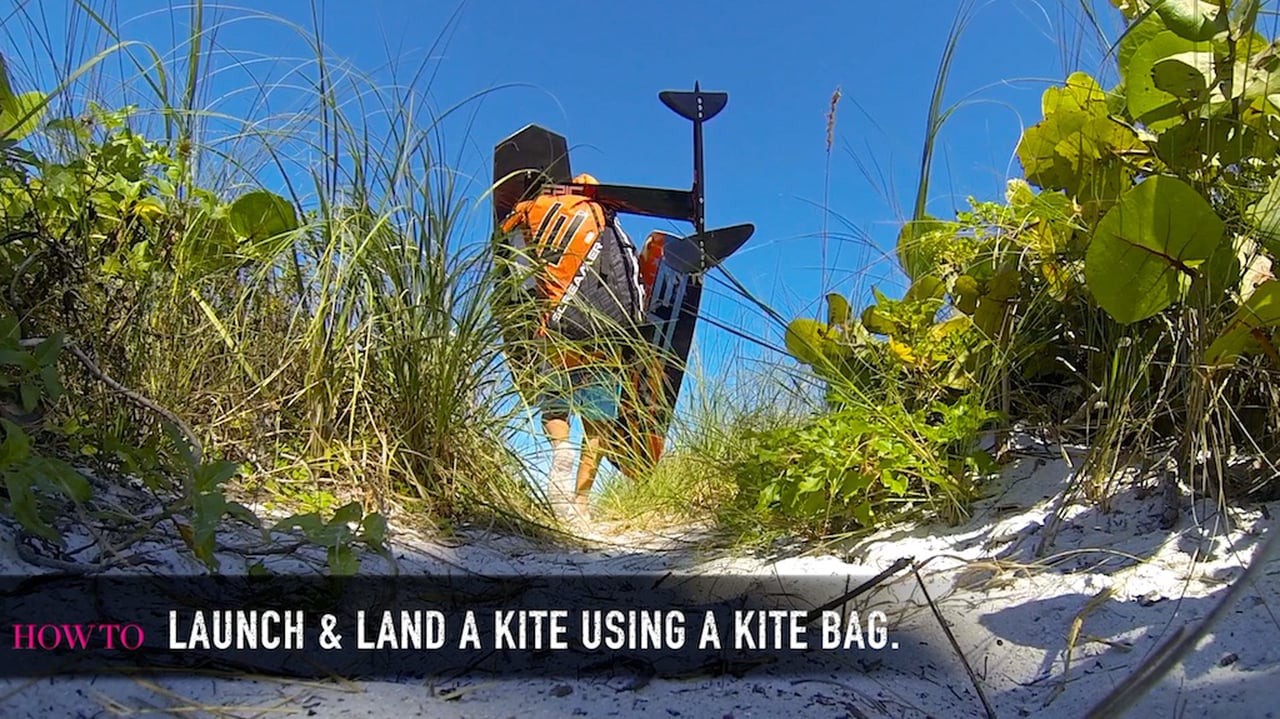 LAUNCHING & LANDING A KITE USING A BAG VIDEO HOW TO VIDEOS EPIC